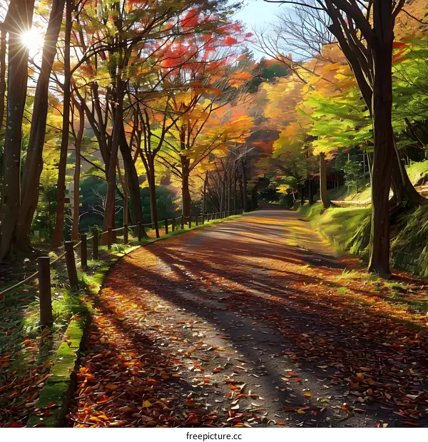 Autumn Leaves Road