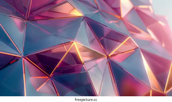 A Vibrant Display of Geometric Shapes