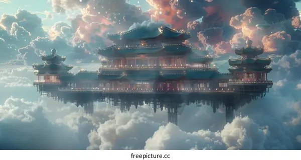 Floating Palace in the Clouds