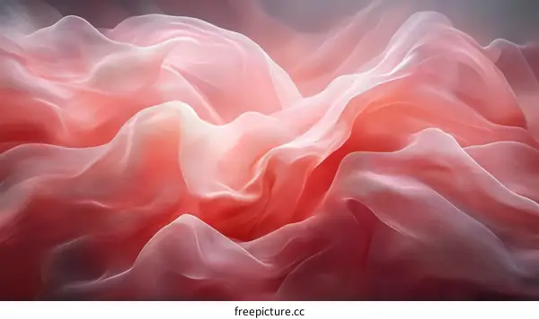Soft Pink and Red Gradient Fabric Texture