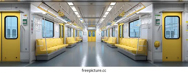 Modern Subway Car Interior Design