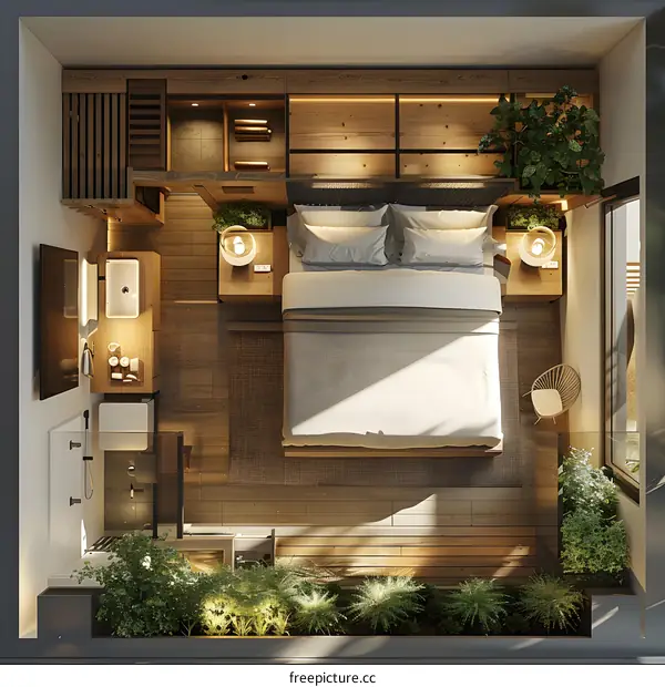 Modern bedroom interior design