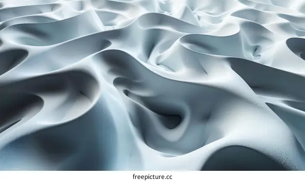 Abstract Flowing Shapes Design