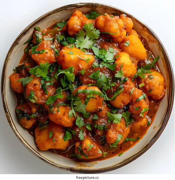 Aloo Gobi Curry Indian Dish