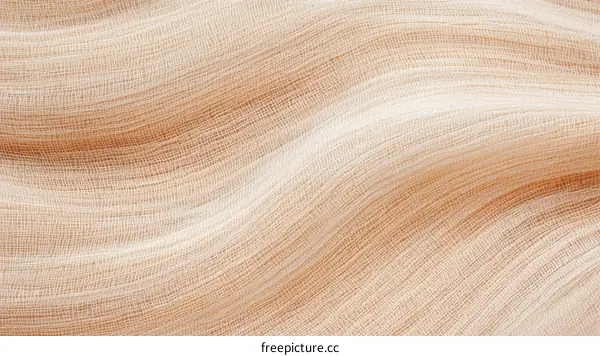 Soft Beige Linen Fabric Texture