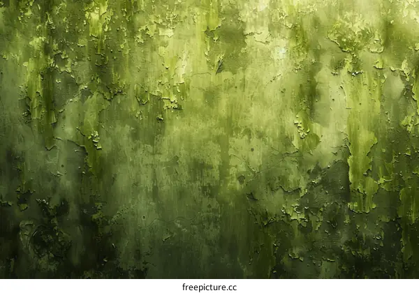 Green Weathered Wall Texture