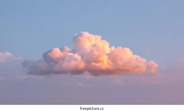 Stunning Pastel Sunset Cloud Formation