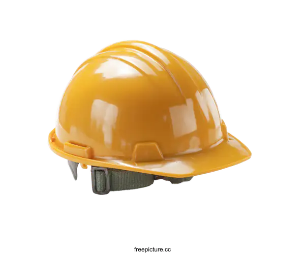 [Transparent Background PNG]Safety Yellow Construction Hard Hat