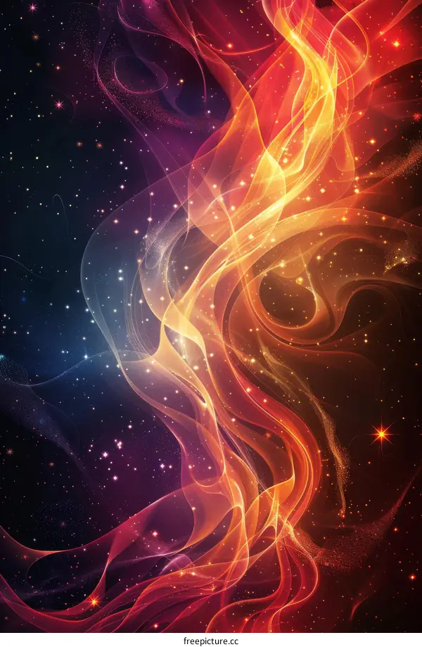 Fire & Ice: A Cosmic Dance