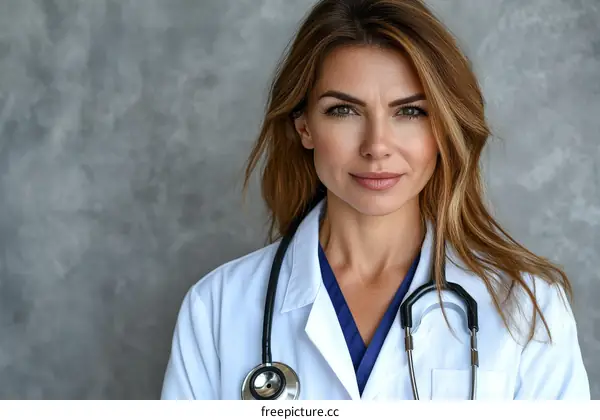 Confident Female Doctor Portrait