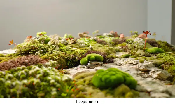 Green Moss Texture and Background
