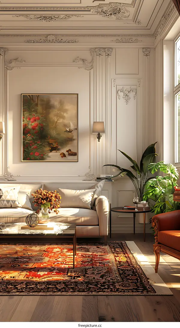 European-style living room