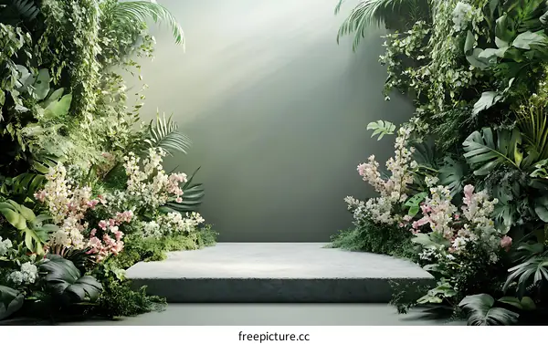 Tropical Garden Display Stand