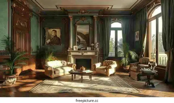 Retrospective Interior Living Room