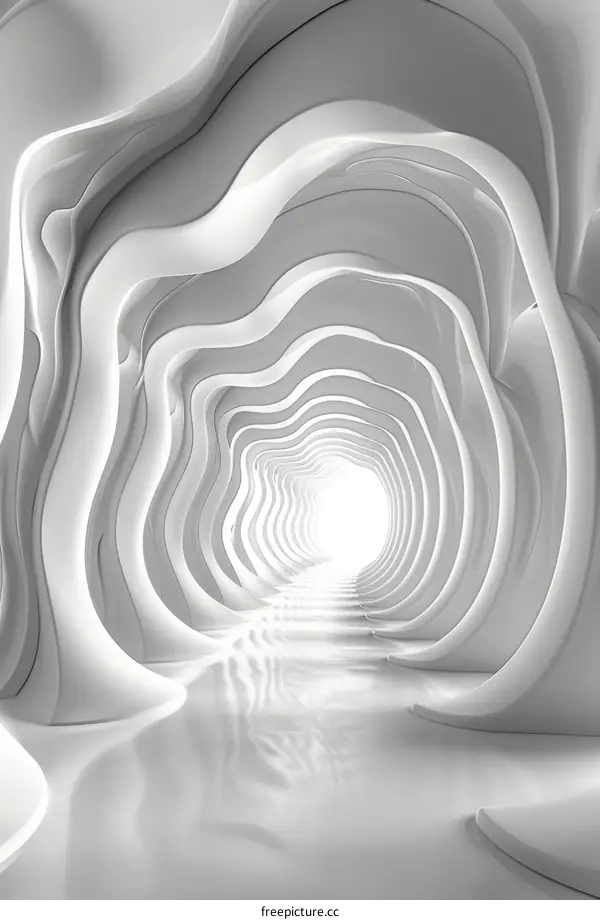 Futuristic Sci-Fi Tunnel