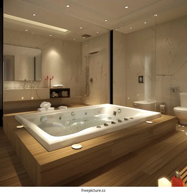 Luxury Modern Spa Bathroom Interior Design