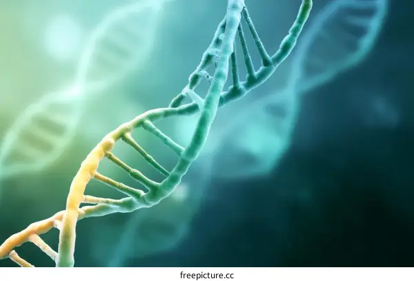Spiral DNA Structure Illustration