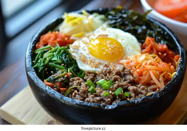 Korean Food Photography: Bibimbap