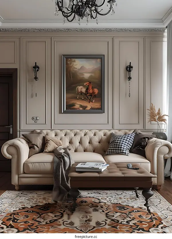 European style living room