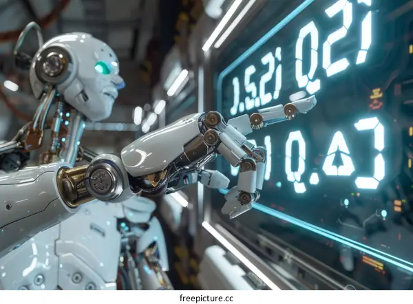 Augmented Reality Touch Screen Interface with Stock Data