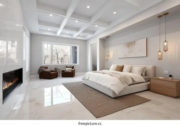 Modern Elegant Master Bedroom Interior Design