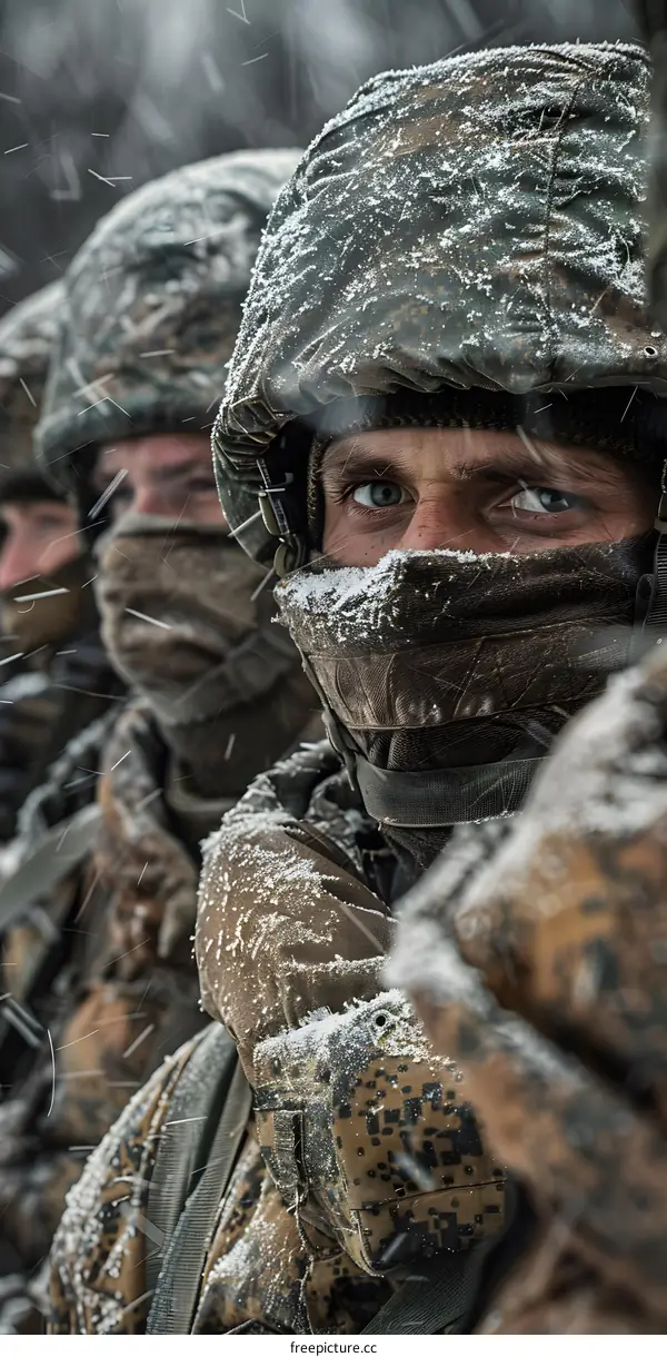U.S. Marines conduct cold weather training at Fort McCoy, Wisconsin