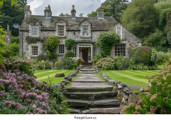 Stone Cottage in the English Countryside