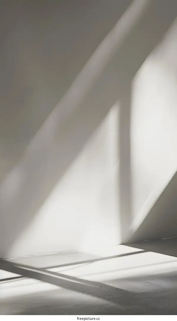 Sunlight Streaming Through Window Into Room