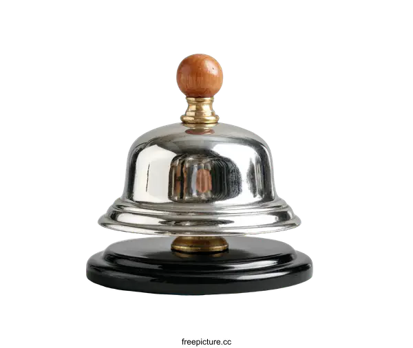 [Transparent Background PNG]Elegant Reception Bell on a Stand
