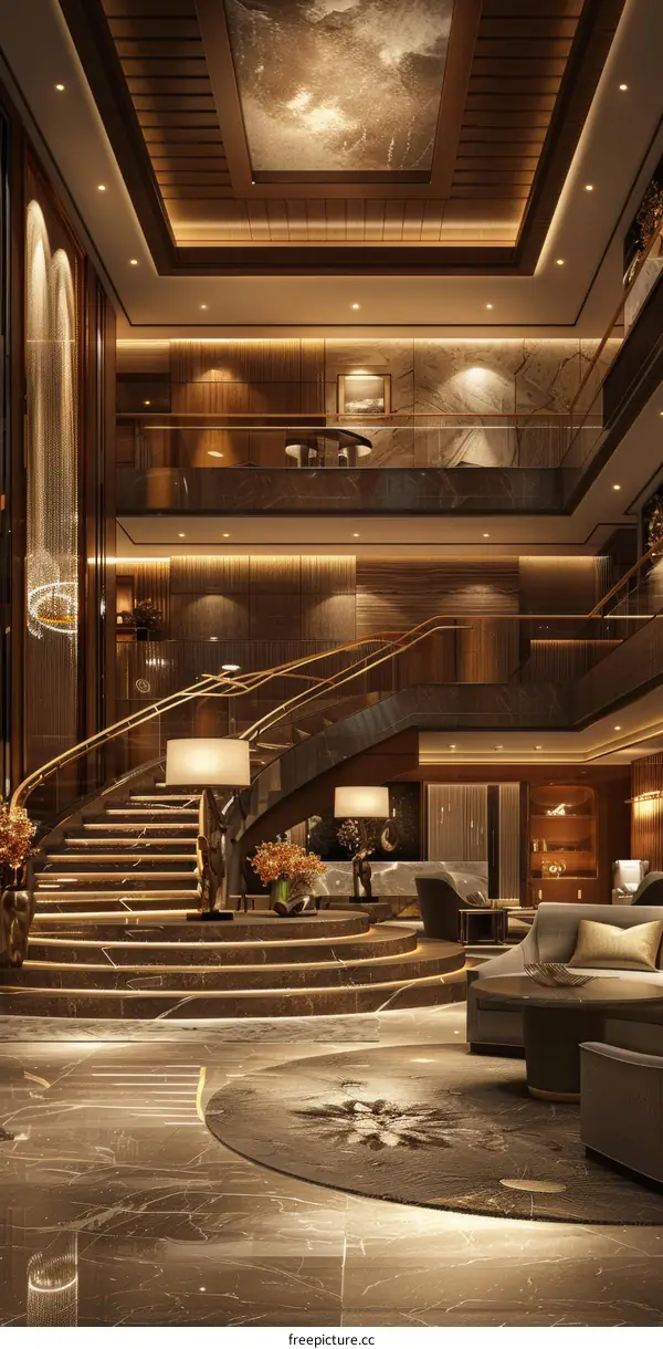 Luxury Hotel Lobby Interior Design