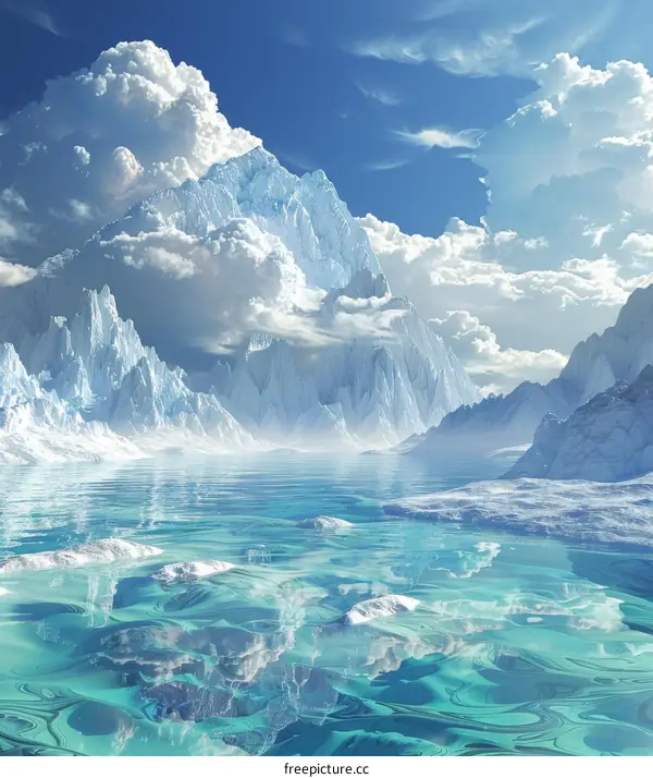 Antarctica's Majestic Iceberg