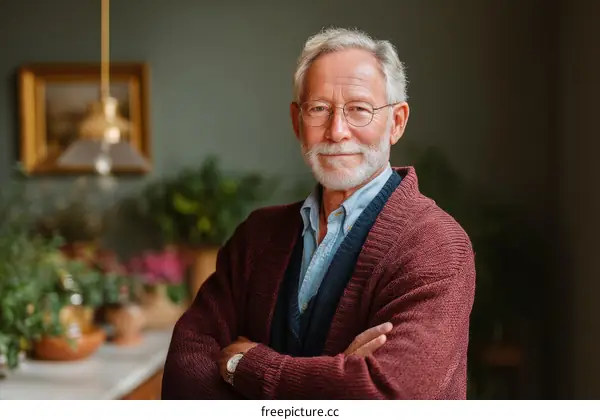 Portrait of a Smiling Senior Man