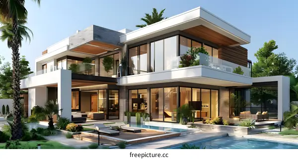 Modern residential architecture