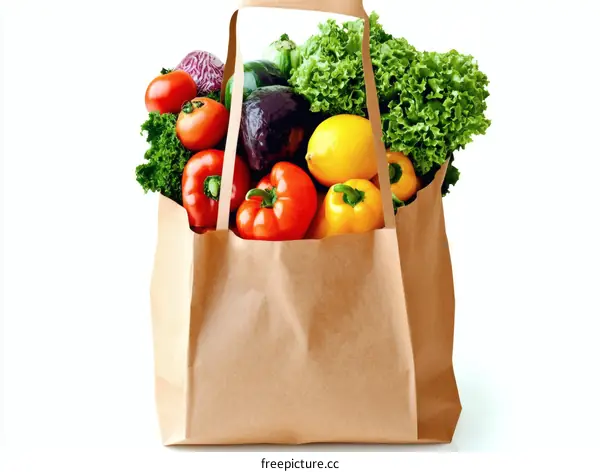 Fresh Produce Grocery Shopping Bag