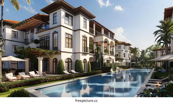 Luxury Mediterranean Villa with Pool