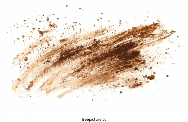 Abstract Brown Dirt Stain Texture Illustration