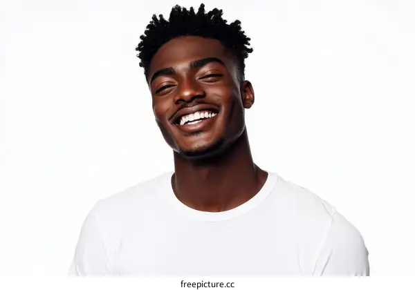 Smiling African American Man Portrait