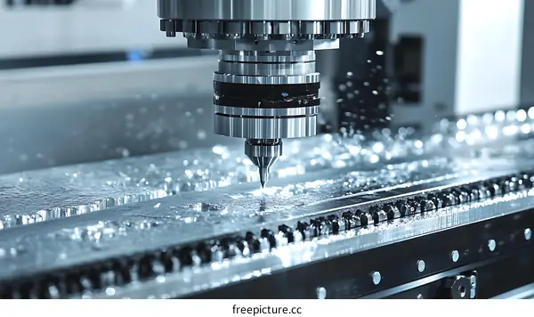 High-precision CNC machining process