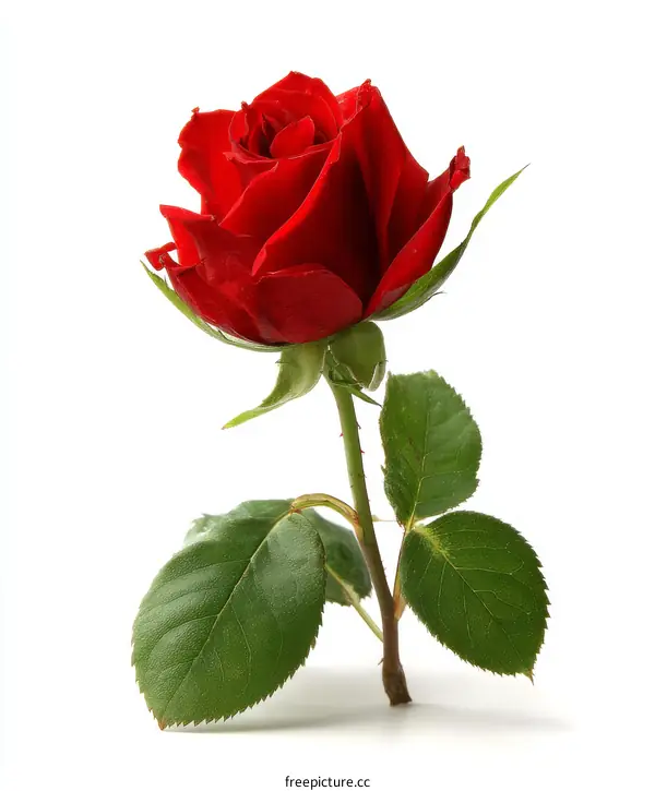 Close up of a beautiful red rose