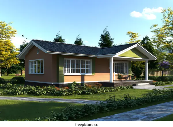 Modern House Design With Green Roof