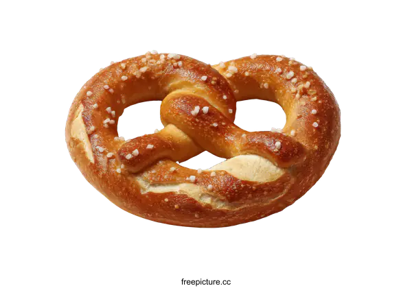[Transparent Background PNG]Close Up of a Delicious Pretzel