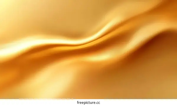 Abstract Gold Silk Flowing Design