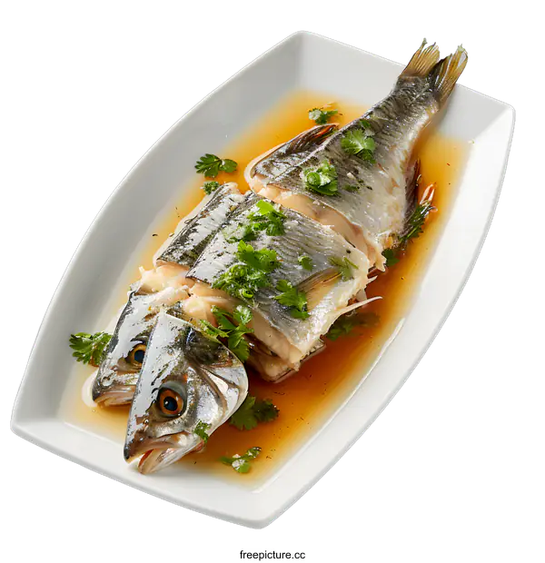 [Transparent Background PNG]steamed fish