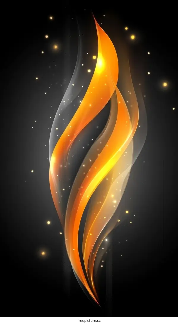 Abstract Flame Design Background
