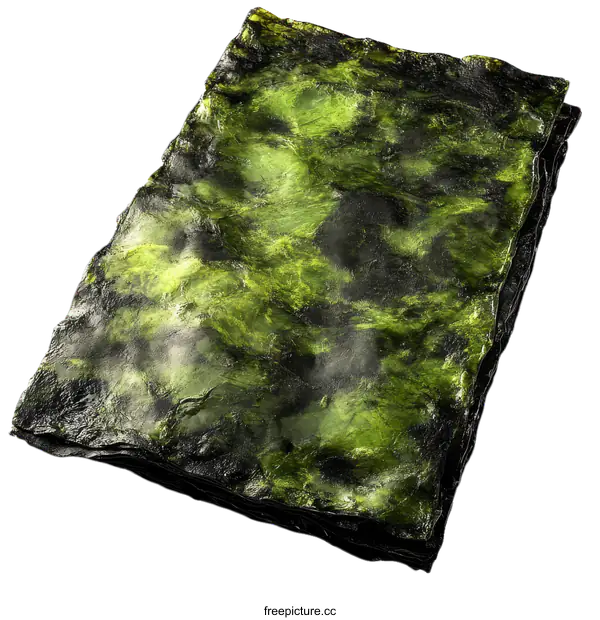 [Transparent Background PNG]Dried Seaweed Sheet Food Product