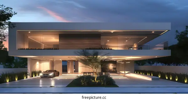 Modern Minimalist Home Architecture Design