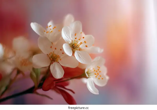 Closeup of Delicate Spring Blossom
