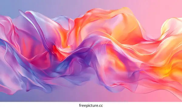 Abstract Flowing Colors and Textures