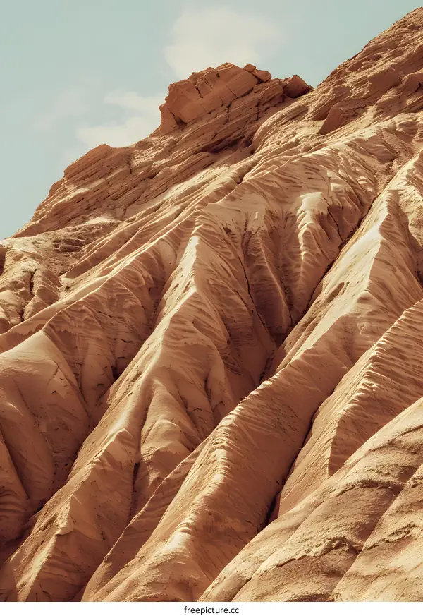Abstract Pattern of Sand Dunes