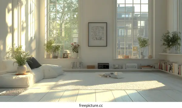 Modern Minimalist Living Room Interior Design